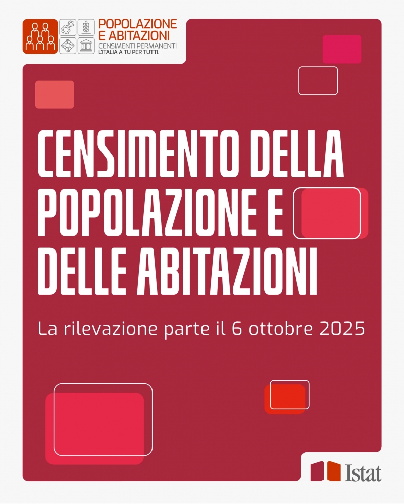 Censimento permanente della popolazione e delle abitazioni anno 2025